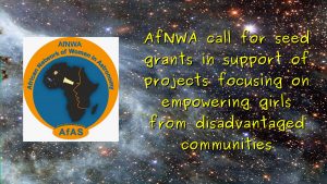 AfNWA call for seed grants in support of projects focusing on empowering girls from disadvantaged communities